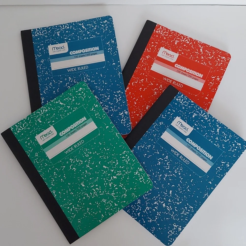 Mead Wide Ruled Composition Notebook Bundle